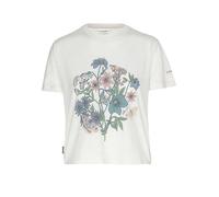 ICEBREAKER Camiseta funcional de mujer Flora 150 Tech Lite beige | L