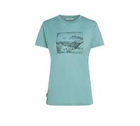 ICEBREAKER Merino 150 Tech Lite Ss Tee Lake View W - Mujer - Azul - talla M- modelo 2026