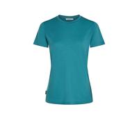Camiseta funcional de mujer Icebreaker Women Merino 150 Tech Lite III SS Tee Talla: S / Color: azul claro