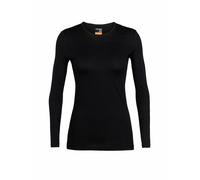 ICEBREAKER Camiseta funcional de mujer Merino 200 Oasis LS negro | L