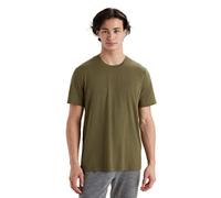 Icebreaker Camiseta Tencel Lyocell Algodón SS para Hombre - Uso Diario, Aventura, Gimnasio y Entrenamiento - Loden, M