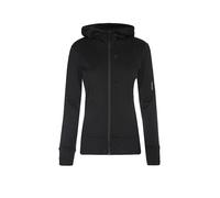 ICEBREAKER Chaqueta polar Quantum 260 con capucha para mujer negro | M