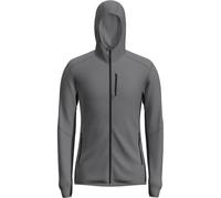 ICEBREAKER Descender Ls Zip Hood Jet - Hombre - Gris - talla S- modelo 2025