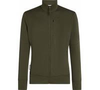 Icebreaker - Forros polares - M Merino 260 Quantum LS Zip Dk Loden de Lana - Talla L - Caqui Caqui L