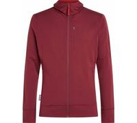 Icebreaker - Forros polares - M Merino 260 Quantum LS Zip Hoodie Port Agate de Lana - Talla M - Burdeos Burdeos M
