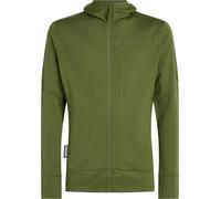 Icebreaker - Forros polares - M Merino 260 Quantum LS Zip Hoodie Sphagnum de Lana - Talla L - Caqui Caqui L