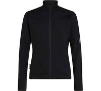 Icebreaker - Forros polares - M Merino Blend 300 RealFleece Descender LS Zip Black de Lana - Talla XL - Negro Negro XL