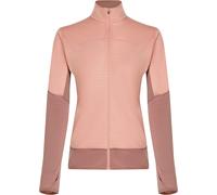 Icebreaker - Forros polares mujer - W Merino Blend 300 RealFleece Descender LS Zip Summit/Blush/Cb para Mujer de Lana - Talla S - Rosa Rosa S