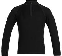 Icebreaker - K Merino 260 Tech LS Half Zip Black de Lana - Talla Infantil 4 años - Negro Negro 4 años