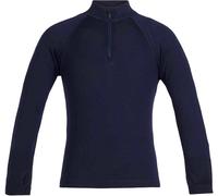 Icebreaker - K Merino 260 Tech LS Half Zip Midnight Navy de Lana - Talla Infantil 10 años - Azul marino Azul marino 10 años