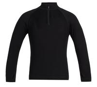 ICEBREAKER Kids 260 Tech Ls Half Zip - Niño - Negro - talla 8 años- modelo 2027