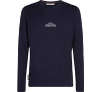 Icebreaker - M Merino 150 Tech Lite LS Tee Road To Cook Midnight Navy de Lana - Talla L - Azul marino Azul marino L