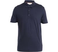 Icebreaker - Men Merino 150 Tech Lite III SS Polo Midnight Navy de Lana - Talla S - Azul marino Azul marino S