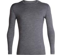 Icebreaker - M Merino 200 Oasis LS Crewe Gritstone Heather de Lana - Talla S - Gris Gris S