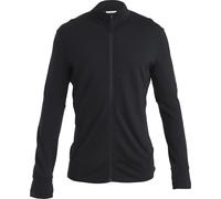 Icebreaker - M Merino 260 Quantum IV LS Zip Black de Lana - Talla XL - Negro Negro XL