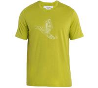 ICEBREAKER M Tech Lite Ii Ss Tee Skiing Yeti - Hombre - Verde - talla S- modelo 2024