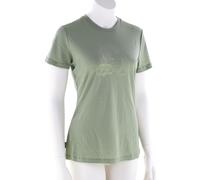 Icebreaker Merino 150 Tech Lite III Van Camp Mujer T-Shirt S Verde oliva oscuro