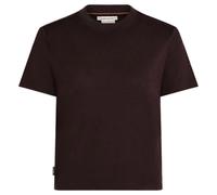 Icebreaker Merino 150 Tech Lite SS Crop Tee Bittersweet Camiseta de mujer L