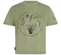 Icebreaker - Ropa de senderismo mujer - W Merino 150 Tech Lite SS Crop Tee Seed Story Lichen para Mujer de Lana - Talla S - Verde Verde S