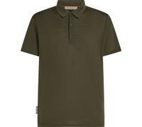 Icebreaker - Ropa de senderismo - M Merino 150 Tech Lite SS Polo Dk Loden de Lana - Talla L - Verde Verde L