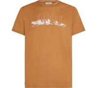 ICEBREAKER Merino 150 Tech Lite Ss Tee Massif - Hombre - Marrón / Narnaja - talla XL- modelo 2025