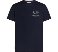 Camiseta de hombre Icebreaker Men Merino 150 Tech Lite SS Tee Peaceful Pass Talla: XL / Color: azul oscuro