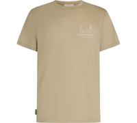 Icebreaker - Ropa de senderismo - M Merino 150 Tech Lite SS Tee Peaceful Pass Flagstone de Lana - Talla S - Beige Beige S
