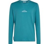 ICEBREAKER Merino 150 Techlite Ls Tee Road To Cook - Hombre - Azul - talla S- modelo 2026