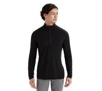 Icebreaker Camiseta térmica 200 Oasis media cremallera merino Hombre Negro L