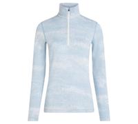 Icebreaker Merino 260 Oasis Vertex LS Half Zip Chillwave Snow/Zincblue/J Camiseta de mujer S