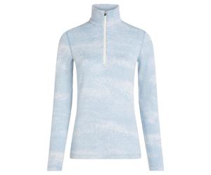 Icebreaker Merino 260 Oasis Vertex LS Half Zip Chillwave Snow/Zincblue/J Camiseta de mujer S