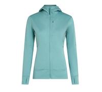 Icebreaker Merino 260 Quantum IV LS Zip Hoodie Hydro Sudadera de mujer XL
