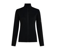Icebreaker Merino 300 RealFleece Descender LS Zip Black Sudadera de mujer M