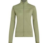 ICEBREAKER Merino Blend 300 Realfleece Descender Ls Zip W - Mujer - Verde - talla M- modelo 2026