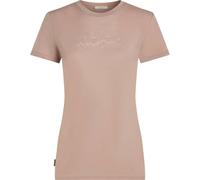Icebreaker - Ropa de senderismo mujer - W Merino 150 Tech Lite SS Tee Sparkling Stars Pink Quartz para Mujer de Lana - Talla S - Rosa Rosa S