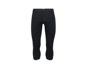 ICEBREAKER Pantalón funcional 3/4 de merino 200 Oasis para hombre negro | S