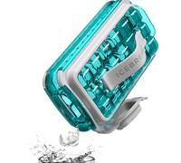ICEBREAKER POP 2.0 Cubitera - Crea y sirve helado sin tocar el hielo - El recipiente higiénico para el congelador - Recipiente de silicona con tapa - Máquina de hielo con 18 cubitos de hielo