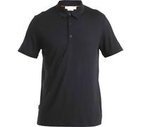 Icebreaker - Ropa de senderismo - M Merino 150 Tech Lite SS Polo Black de Lana - Talla S - Negro Negro S