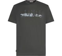 ICEBREAKER Merino 150 Tech Lite Ss Tee The Peaks - Hombre - Gris - talla S- modelo 2026