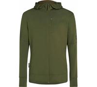 Icebreaker - Ropa de senderismo - M Merino 260 Quantum IV LS Zip Hoodie Loden de Lana - Talla S - Verde Verde S
