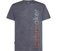 Icebreaker - Ropa de senderismo - M Merino Blend 125 Cool-Lite Sphere SS Tee Vrtcl Mdnight Navy Hthr de Lana - Talla XL - Azul marino Azul marino XL