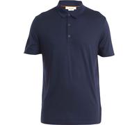 Icebreaker - Ropa de senderismo - Men Merino 150 Tech Lite III SS Polo Midnight Navy de Lana - Talla L - Azul marino Azul marino L