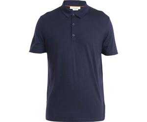 Icebreaker - Ropa de senderismo - Men Merino 150 Tech Lite III SS Polo Midnight Navy de Lana - Talla S - Azul marino Azul marino S