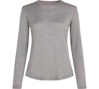 Icebreaker - Ropa de senderismo mujer - W Merino 125 Cool-Lite Sphere III LS Tee Metro Heather para Mujer - Talla XS - Gris Gris XS