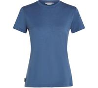 Icebreaker - Ropa de senderismo mujer - W Merino 150 Tech Lite III SS Tee Dawn de Lana - Talla XS - Azul Azul XS