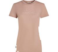 Icebreaker - Ropa de senderismo mujer - W Merino 150 Tech Lite SS Tee Sparkling Stars Pink Quartz para Mujer de Lana - Talla M - Rosa Rosa M