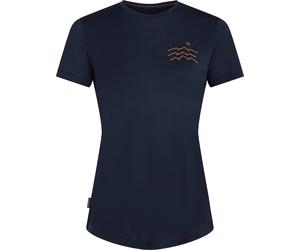 Icebreaker - Ropa de senderismo mujer - W Merino Blend 125 Cool-Lite Sphere SS Tee Acrss the Pks Mdnight Navy para Mujer de Lana - Talla XS - Azul marino Azul marino XS