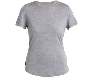 Icebreaker - Ropa de senderismo mujer - Women Merino 125 Cool-Lite Sphere III SS Tee Metro Hthr - Talla M - Gris Gris M