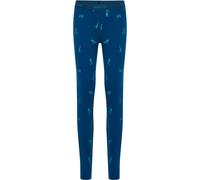 Icebreaker - Ropa interior técnica niños - K Merino 200 Oasis Leggings Snow Day Atlantis/Topaz/Aop de Lana - Talla Infantil 12 años - Azul Azul 12 años