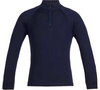 Icebreaker - Ropa interior técnica niños - K Merino 260 Oasis LS Half Zip Midnight Navy de Lana - Talla Infantil 4 años - Azul marino Azul marino 4 años